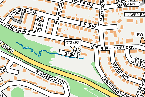 G73 4EZ map - OS OpenMap – Local (Ordnance Survey) G73 4EZ map - OS OpenMap – Local (Ordnance Survey)