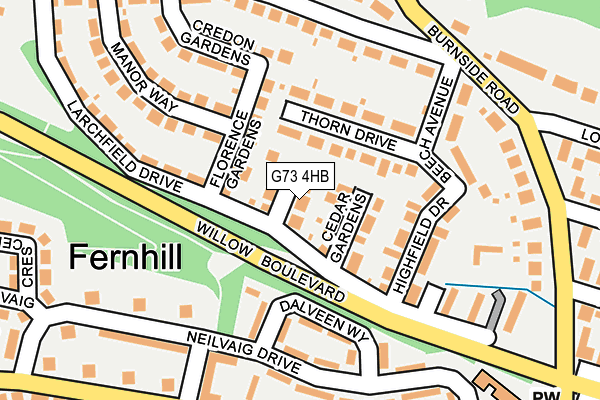 G73 4HB map - OS OpenMap – Local (Ordnance Survey) G73 4HB map - OS OpenMap – Local (Ordnance Survey)