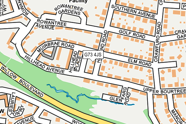 G73 4JS map - OS OpenMap – Local (Ordnance Survey) G73 4JS map - OS OpenMap – Local (Ordnance Survey)
