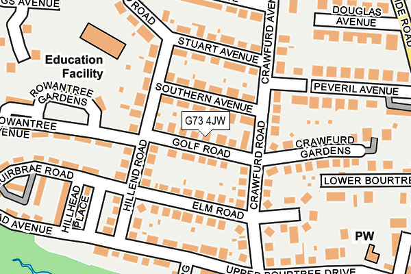G73 4JW map - OS OpenMap – Local (Ordnance Survey) G73 4JW map - OS OpenMap – Local (Ordnance Survey)