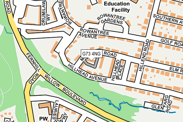 G73 4NG map - OS OpenMap – Local (Ordnance Survey) G73 4NG map - OS OpenMap – Local (Ordnance Survey)