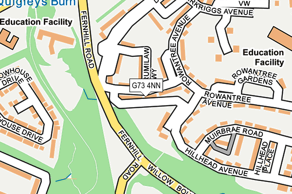G73 4NN map - OS OpenMap – Local (Ordnance Survey) G73 4NN map - OS OpenMap – Local (Ordnance Survey)