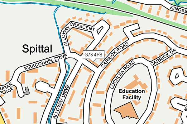 G73 4PS map - OS OpenMap – Local (Ordnance Survey) G73 4PS map - OS OpenMap – Local (Ordnance Survey)