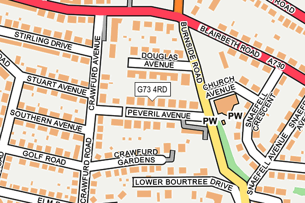 G73 4RD map - OS OpenMap – Local (Ordnance Survey) G73 4RD map - OS OpenMap – Local (Ordnance Survey)