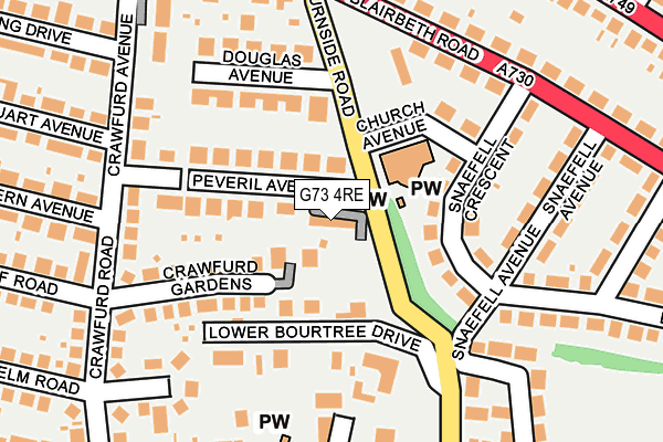 G73 4RE map - OS OpenMap – Local (Ordnance Survey) G73 4RE map - OS OpenMap – Local (Ordnance Survey)