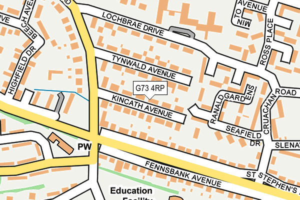 G73 4RP map - OS OpenMap – Local (Ordnance Survey) G73 4RP map - OS OpenMap – Local (Ordnance Survey)