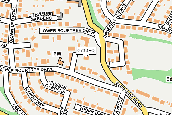 G73 4RQ map - OS OpenMap – Local (Ordnance Survey) G73 4RQ map - OS OpenMap – Local (Ordnance Survey)