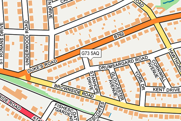 G73 5AQ map - OS OpenMap – Local (Ordnance Survey) G73 5AQ map - OS OpenMap – Local (Ordnance Survey)