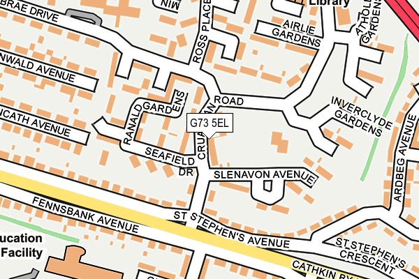 G73 5EL map - OS OpenMap – Local (Ordnance Survey) G73 5EL map - OS OpenMap – Local (Ordnance Survey)