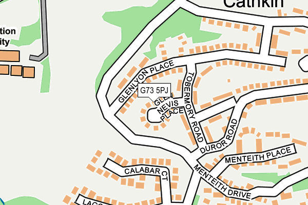 G73 5PJ map - OS OpenMap – Local (Ordnance Survey) G73 5PJ map - OS OpenMap – Local (Ordnance Survey)