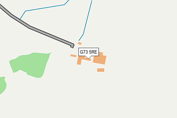 G73 5RE map - OS OpenMap – Local (Ordnance Survey)