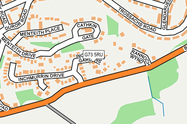 G73 5RU map - OS OpenMap – Local (Ordnance Survey) G73 5RU map - OS OpenMap – Local (Ordnance Survey)