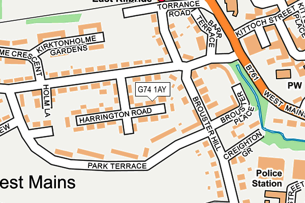 G74 1AY map - OS OpenMap – Local (Ordnance Survey) G74 1AY map - OS OpenMap – Local (Ordnance Survey)