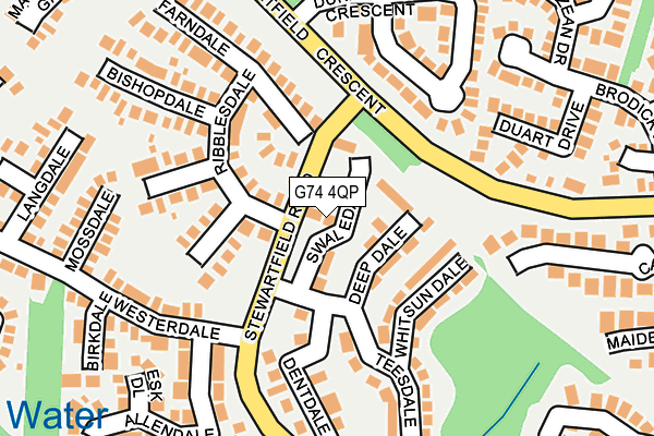 G74 4QP map - OS OpenMap – Local (Ordnance Survey) G74 4QP map - OS OpenMap – Local (Ordnance Survey)