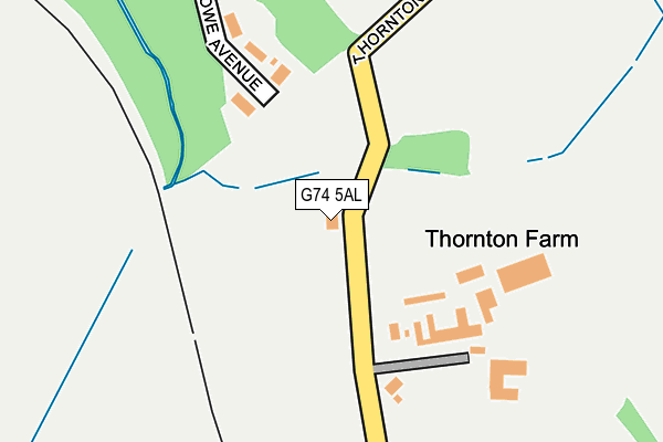G74 5AL map - OS OpenMap – Local (Ordnance Survey) G74 5AL map - OS OpenMap – Local (Ordnance Survey)