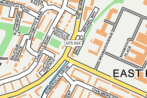 G75 0GX map - OS OpenMap – Local (Ordnance Survey) G75 0GX map - OS OpenMap – Local (Ordnance Survey)