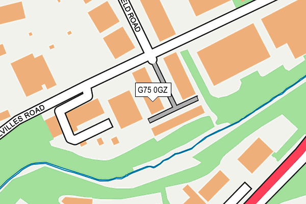 G75 0GZ map - OS OpenMap – Local (Ordnance Survey) G75 0GZ map - OS OpenMap – Local (Ordnance Survey)