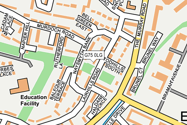 G75 0LG map - OS OpenMap – Local (Ordnance Survey) G75 0LG map - OS OpenMap – Local (Ordnance Survey)