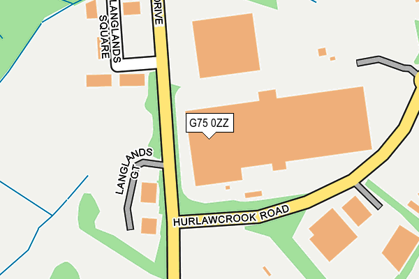 G75 0ZZ map - OS OpenMap – Local (Ordnance Survey) G75 0ZZ map - OS OpenMap – Local (Ordnance Survey)