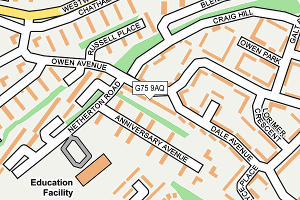 G75 9AQ map - OS OpenMap – Local (Ordnance Survey) G75 9AQ map - OS OpenMap – Local (Ordnance Survey)