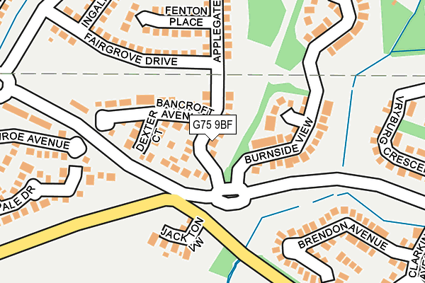 G75 9BF map - OS OpenMap – Local (Ordnance Survey) G75 9BF map - OS OpenMap – Local (Ordnance Survey)