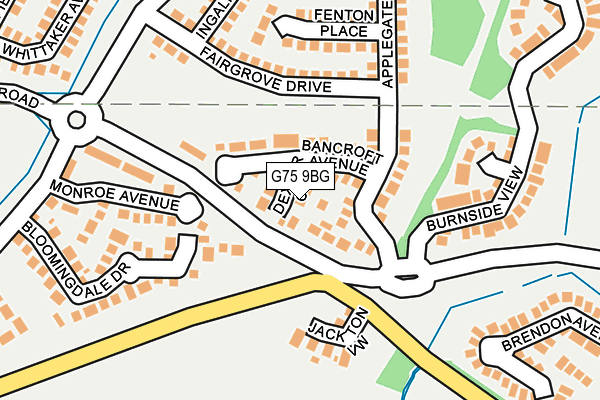 G75 9BG map - OS OpenMap – Local (Ordnance Survey) G75 9BG map - OS OpenMap – Local (Ordnance Survey)