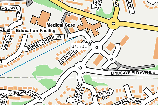 G75 9DE map - OS OpenMap – Local (Ordnance Survey) G75 9DE map - OS OpenMap – Local (Ordnance Survey)