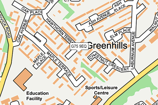 G75 9EQ map - OS OpenMap – Local (Ordnance Survey) G75 9EQ map - OS OpenMap – Local (Ordnance Survey)
