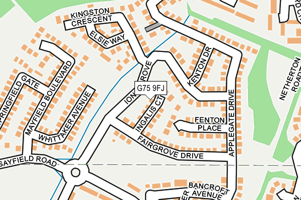 G75 9FJ map - OS OpenMap – Local (Ordnance Survey) G75 9FJ map - OS OpenMap – Local (Ordnance Survey)