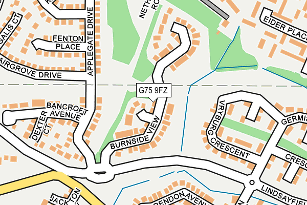 G75 9FZ map - OS OpenMap – Local (Ordnance Survey) G75 9FZ map - OS OpenMap – Local (Ordnance Survey)