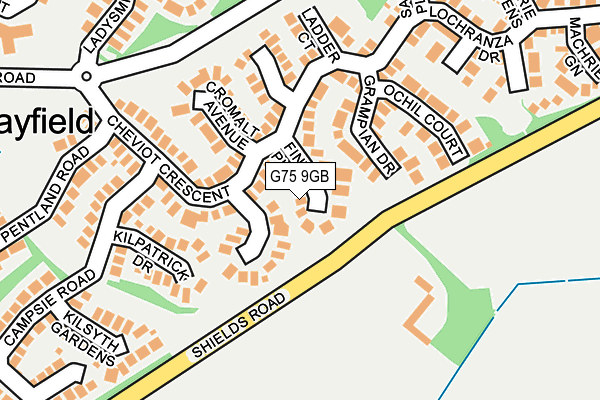 G75 9GB map - OS OpenMap – Local (Ordnance Survey) G75 9GB map - OS OpenMap – Local (Ordnance Survey)