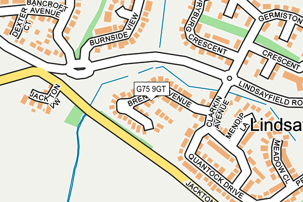 G75 9GT map - OS OpenMap – Local (Ordnance Survey) G75 9GT map - OS OpenMap – Local (Ordnance Survey)