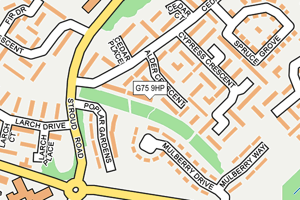 G75 9HP map - OS OpenMap – Local (Ordnance Survey) G75 9HP map - OS OpenMap – Local (Ordnance Survey)