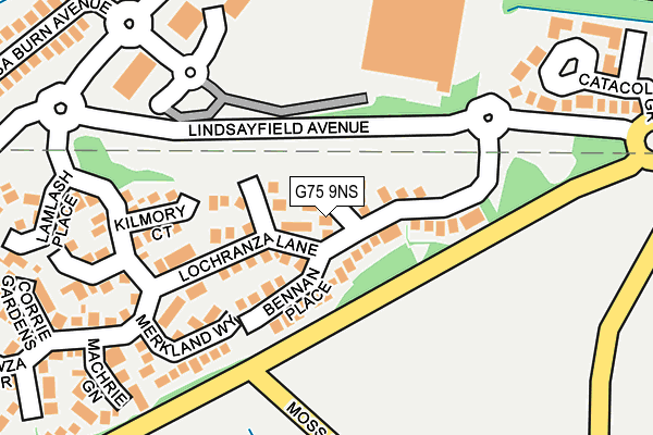G75 9NS map - OS OpenMap – Local (Ordnance Survey) G75 9NS map - OS OpenMap – Local (Ordnance Survey)