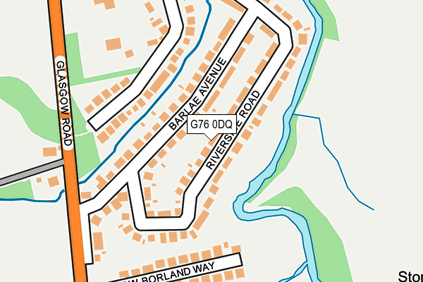 G76 0DQ map - OS OpenMap – Local (Ordnance Survey) G76 0DQ map - OS OpenMap – Local (Ordnance Survey)
