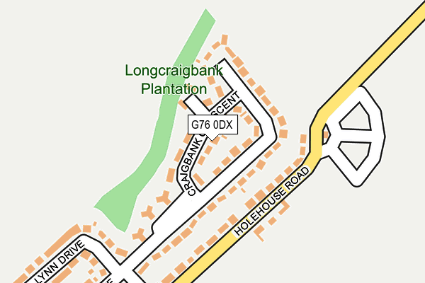G76 0DX map - OS OpenMap – Local (Ordnance Survey) G76 0DX map - OS OpenMap – Local (Ordnance Survey)