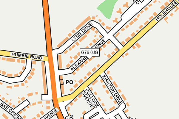 G76 0JG map - OS OpenMap – Local (Ordnance Survey) G76 0JG map - OS OpenMap – Local (Ordnance Survey)