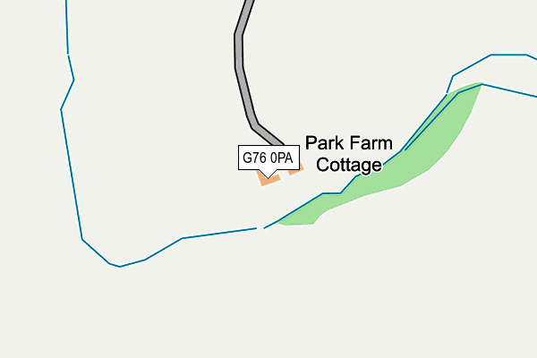 G76 0PA map - OS OpenMap – Local (Ordnance Survey)
