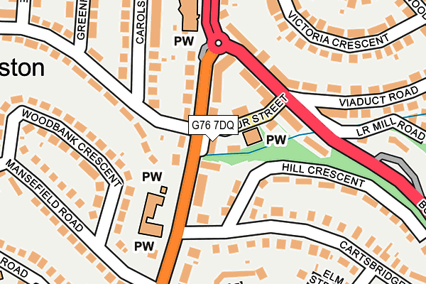 G76 7DQ map - OS OpenMap – Local (Ordnance Survey) G76 7DQ map - OS OpenMap – Local (Ordnance Survey)