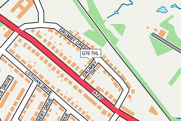 G76 7HL map - OS OpenMap – Local (Ordnance Survey) G76 7HL map - OS OpenMap – Local (Ordnance Survey)