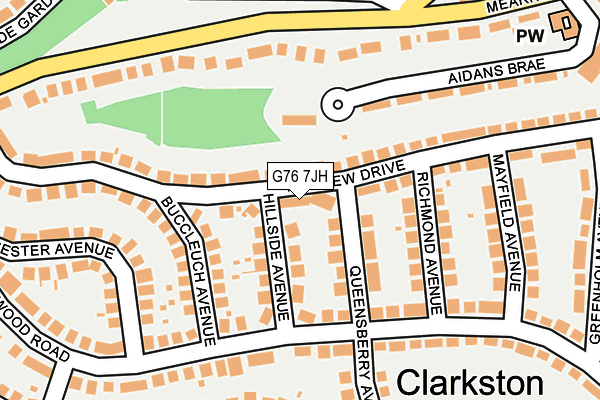 G76 7JH map - OS OpenMap – Local (Ordnance Survey) G76 7JH map - OS OpenMap – Local (Ordnance Survey)