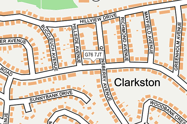 G76 7JT map - OS OpenMap – Local (Ordnance Survey) G76 7JT map - OS OpenMap – Local (Ordnance Survey)