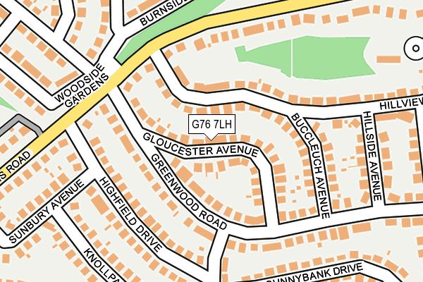 G76 7LH map - OS OpenMap – Local (Ordnance Survey) G76 7LH map - OS OpenMap – Local (Ordnance Survey)