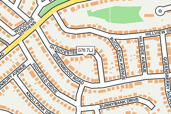 G76 7LJ map - OS OpenMap – Local (Ordnance Survey) G76 7LJ map - OS OpenMap – Local (Ordnance Survey)