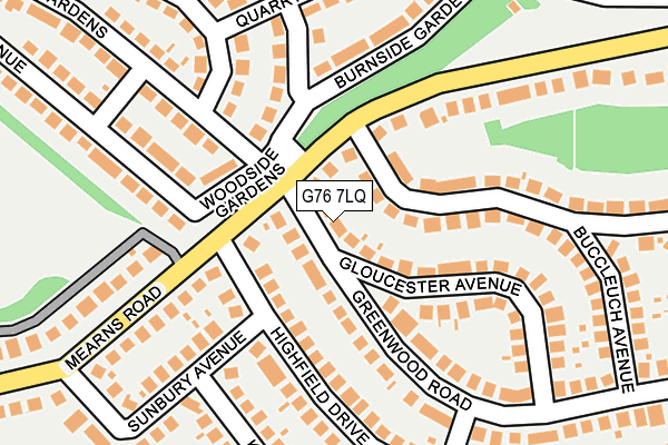 G76 7LQ map - OS OpenMap – Local (Ordnance Survey) G76 7LQ map - OS OpenMap – Local (Ordnance Survey)