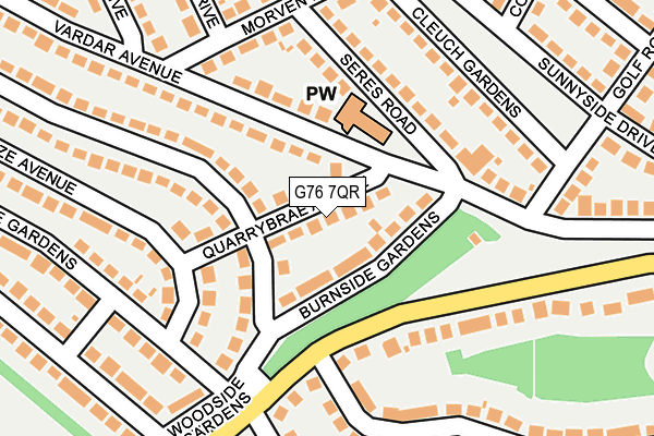 G76 7QR map - OS OpenMap – Local (Ordnance Survey) G76 7QR map - OS OpenMap – Local (Ordnance Survey)