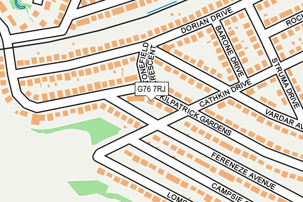 G76 7RJ map - OS OpenMap – Local (Ordnance Survey) G76 7RJ map - OS OpenMap – Local (Ordnance Survey)