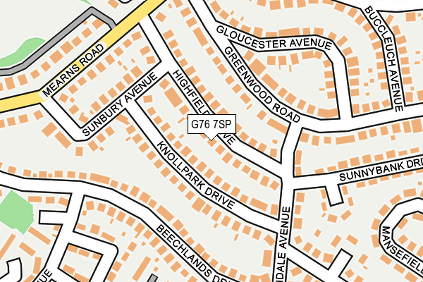 G76 7SP map - OS OpenMap – Local (Ordnance Survey) G76 7SP map - OS OpenMap – Local (Ordnance Survey)