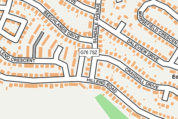 G76 7SZ map - OS OpenMap – Local (Ordnance Survey) G76 7SZ map - OS OpenMap – Local (Ordnance Survey)