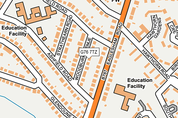 G76 7TZ map - OS OpenMap – Local (Ordnance Survey) G76 7TZ map - OS OpenMap – Local (Ordnance Survey)